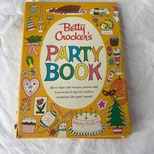 Betty Crocker CR 1960 General Mills Vintage Party Book Recipes Ideas